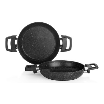 SCHAFER BLACK STONE 2 Lİ SAHAN SETİ 18+22 CM