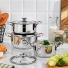 SCHAFER STEEL STORM 6 PARÇA ÇELİK TENCERE SETİ