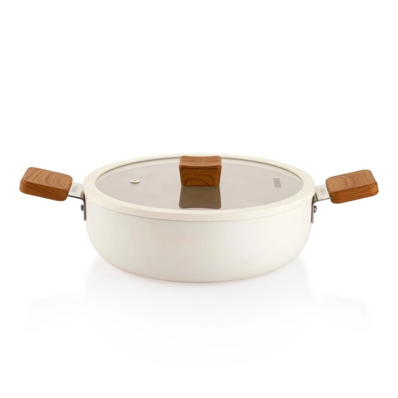 SCHAFER CERAMONI 24 CM SERAMİK BASIK TENCERE