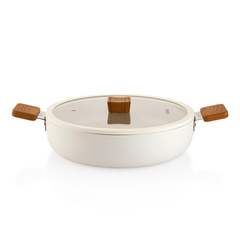 SCHAFER CERAMONI SERAMİK BASIK TENCERE 30 CM