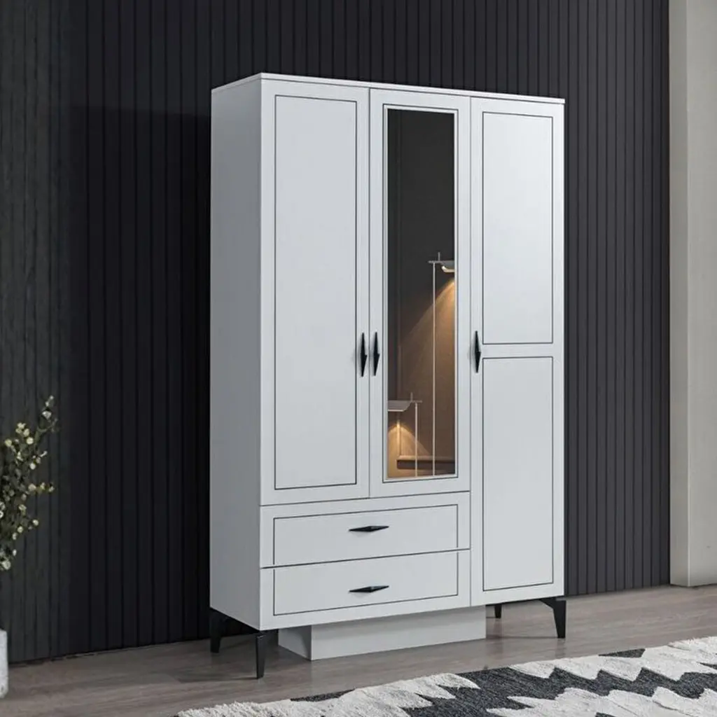 ÇİZGİ 3 KAPAKLI DOLAP E883 | Evshop
