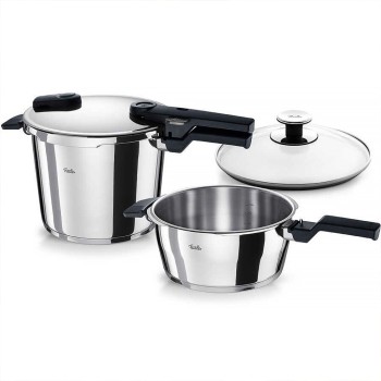 FISSLER VITAQUIK GLOSY PREMIUM 6+3,5 DÜDÜKLÜ TENCERE
