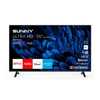SUNNY 55'' 140 EKRAN FRAMELESS UHD 4K SMART TELEVİZYON 55QMN252 0276