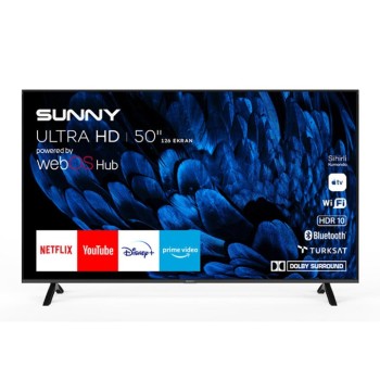 SUNNY 50" 126 EKRAN 4K ULTRA HD WEBOS SMART QLED TELEVİZYON SN50QMN252