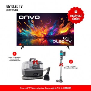 ONVO 65’’ 165 EKRAN  ULTRA HD QLED GOOGLE 5.0 LED TELEVİZYON 65OVF9250UQ