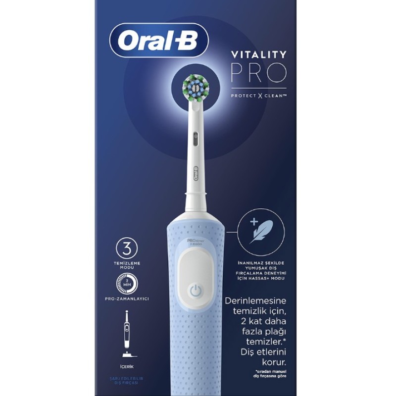 ORAL B D103 VITALITY PRO MAVİ DİŞ FIRÇASI