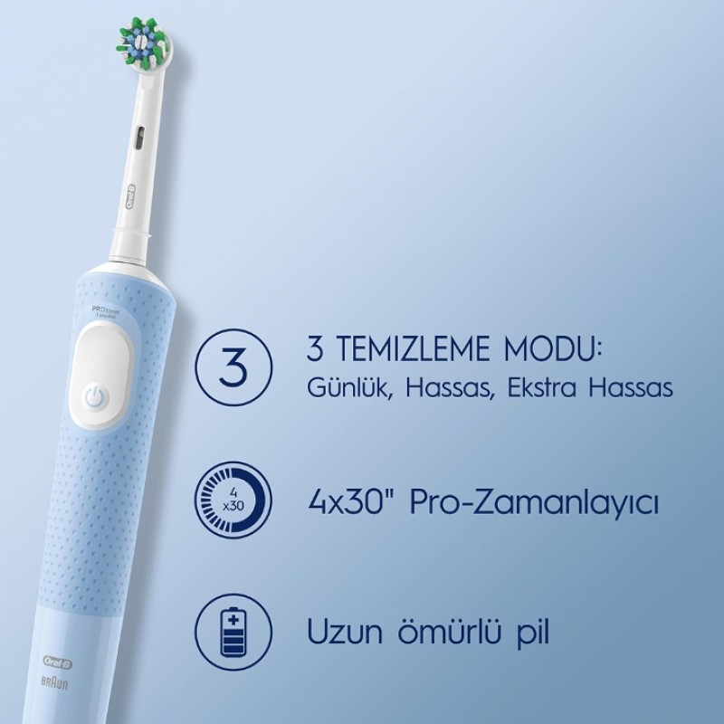 ORAL B D103 VITALITY PRO MAVİ DİŞ FIRÇASI