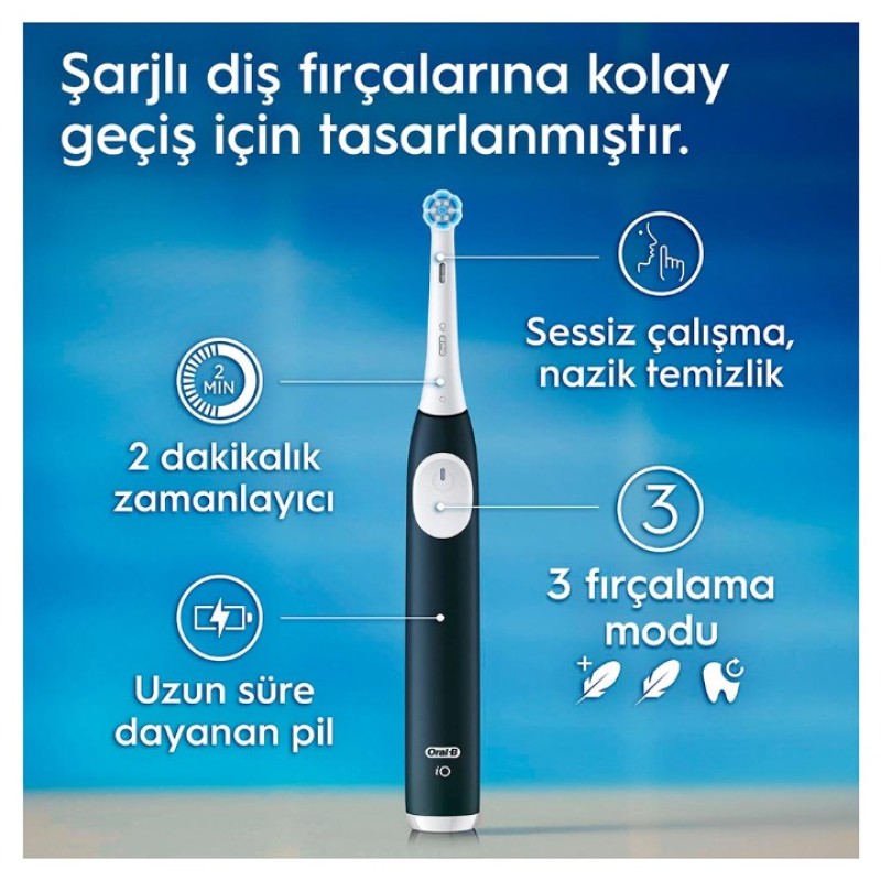 ORAL-B IO 2 SARJLI DİŞ FIRÇASI VE SEYAHAT KABI