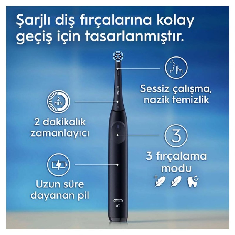ORAL-B IO 2 SARJLI DİŞ FIRÇASI VE SEYAHAT KABI