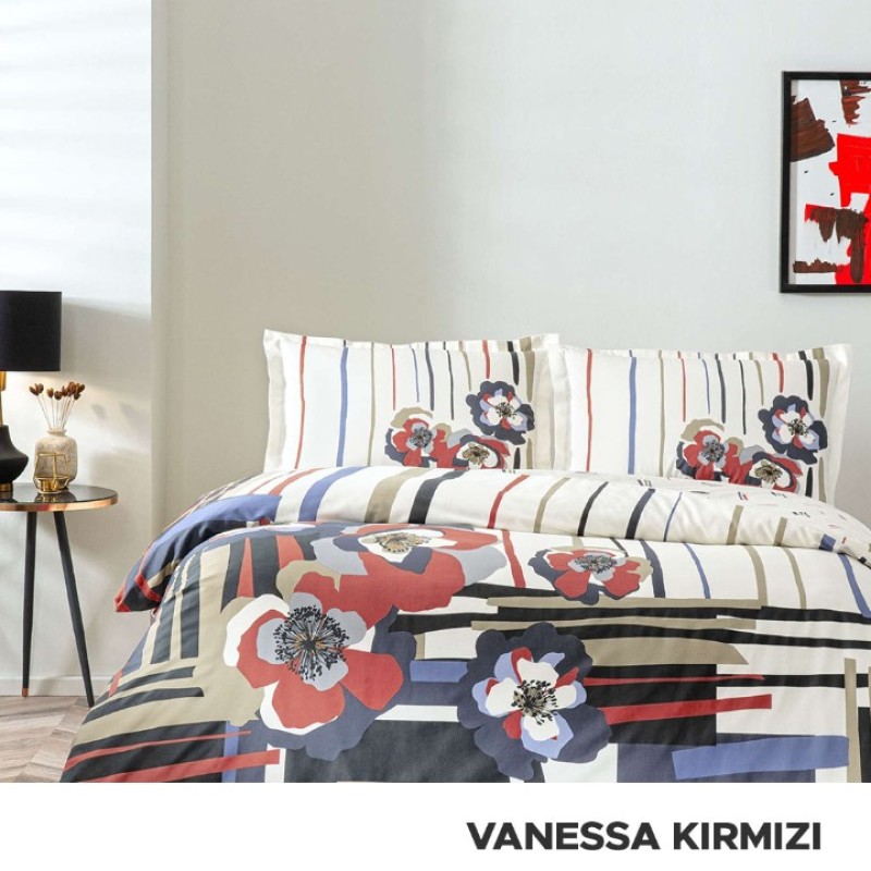 TAÇ SATEN ÇİFT KİŞİLİK NEVRESİM TAKIMI 3254