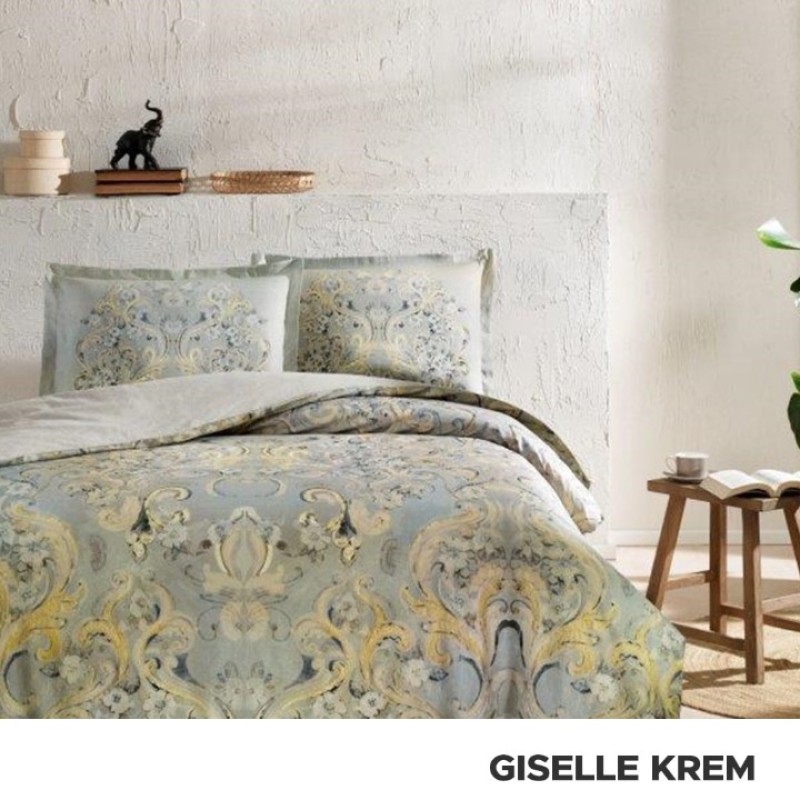 TAÇ SATEN ÇİFT KİŞİLİK NEVRESİM TAKIMI 3254