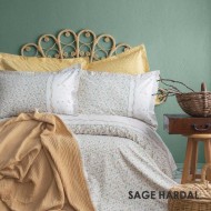 APRICITAS SAGE ÇİFT KİŞİLİK MÜSLİN YATAK ÖRTÜLÜ NEVRESİM SET