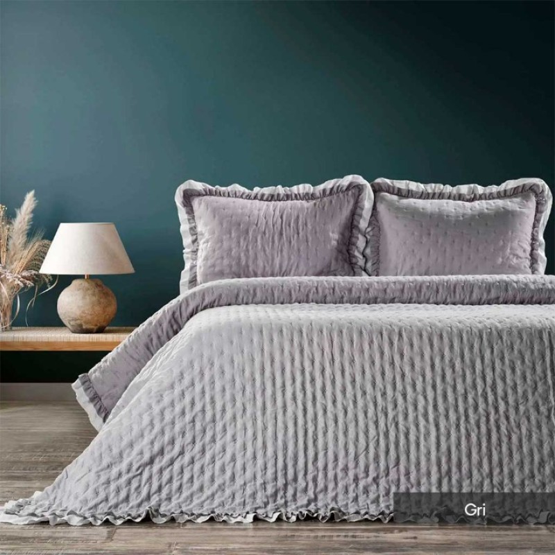 ZEBRA CASA ÇİFT KİŞİLİK LIMA YATAK ÖRTÜSÜ