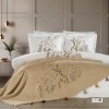 ZEBRA CASA LENORA NAKIŞLI NEVRESİMLİ BATTANİYE SETİ