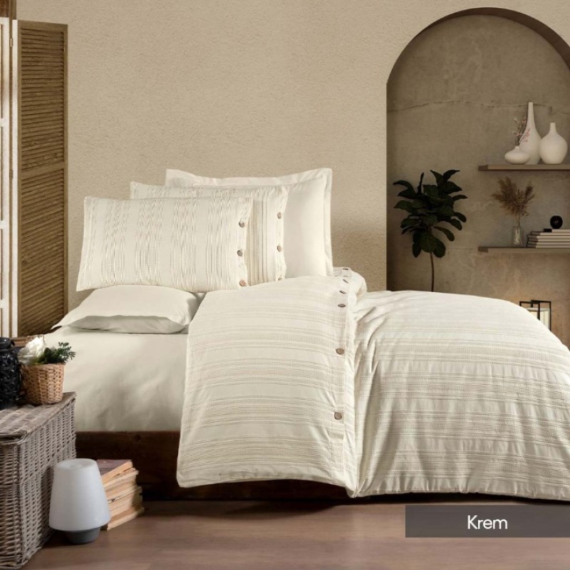 ZEBRA CASA LİKYA ÇİFT KİŞİLİK NEVRESİM TAKIMI