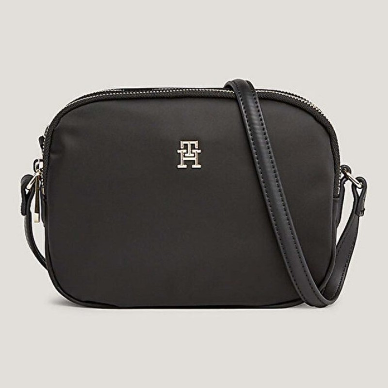 TOMMY HILFIGER SİYAH KADIN ÇANTA SS25 POPPY TH CROSSOVER AW0AW15638BDS