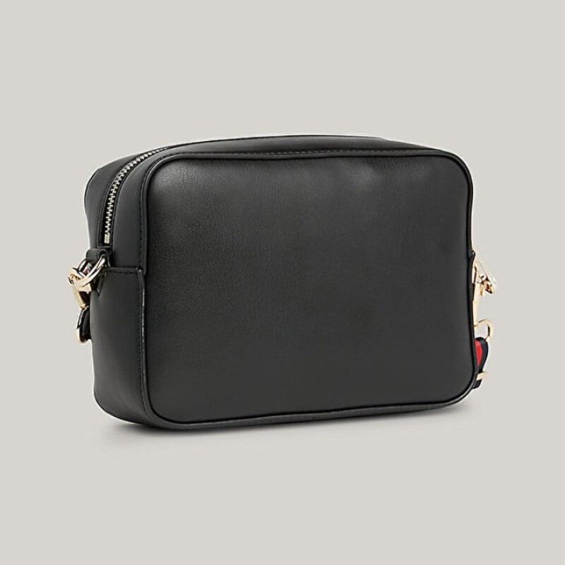 TOMMY HILFIGER SİYAH KADIN ÇANTA SS25 ICONIC TOMMY CAMERA CORP AW0AW15864BDS
