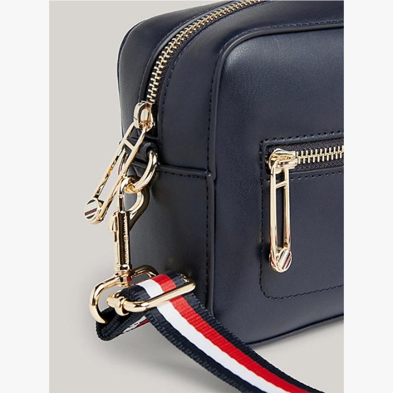 TOMMY HILFIGER MAVİ KADIN ÇANTA SS25 ICONIC TOMMY CAMERA CORP AW0AW15864DW6