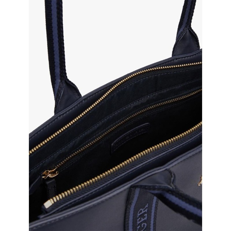 TOMMY HILFIGER MAVİ KADIN ÇANTA SS25 TH LOGOTAPE TOTE AW0AW17198DW6