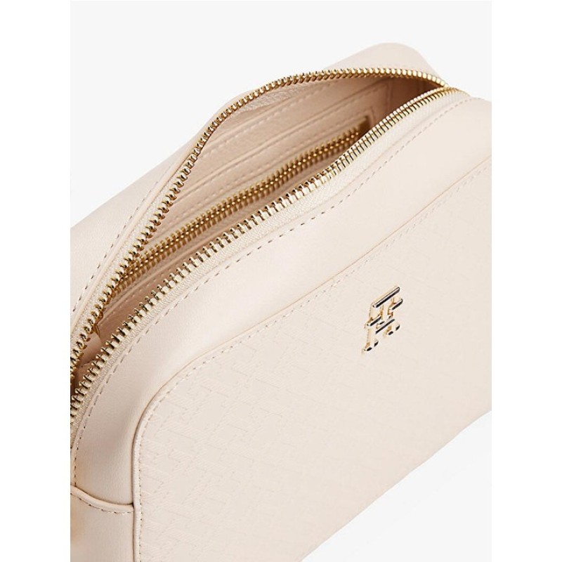 TOMMY HILFIGER BEYAZ KADIN ÇANTA SS25 TH DISTINCT CAMERA MONO AW0AW17221AA8