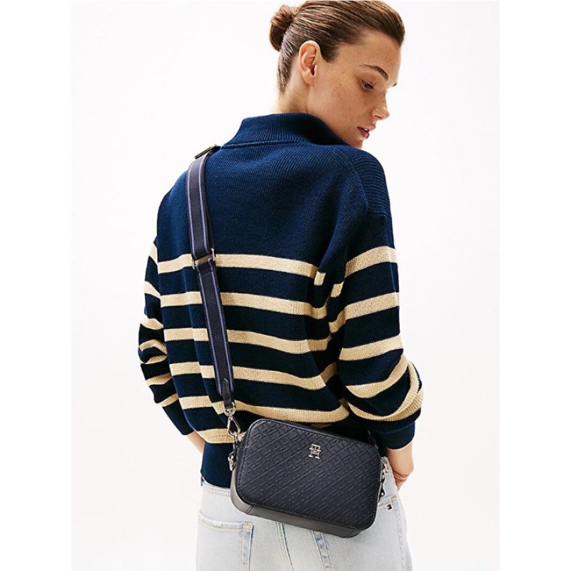 TOMMY HILFIGER MAVİ KADIN ÇANTA SS25 TH DISTINCT CAMERA MONO AW0AW17221DW6