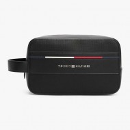 TOMMY HILFIGER SİYAH ERKEK ÇANTA SS25 TH FOUNDATION WASHBAG AM0AM13235BDS TOMMY HILFIGER SİYAH ERKEK ÇANTA SS25 TH FOUNDATION WASHBAG AM0AM13235BDS