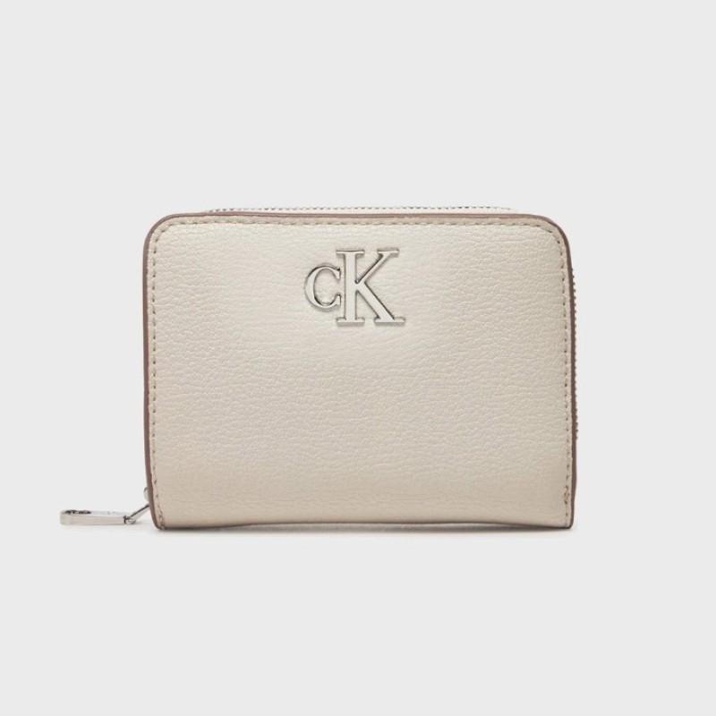 CALVIN CLEIN BEJ KADIN CÜZDAN SS25 CK MUST SMALL TRIFOLD MONO K60K612939BEH