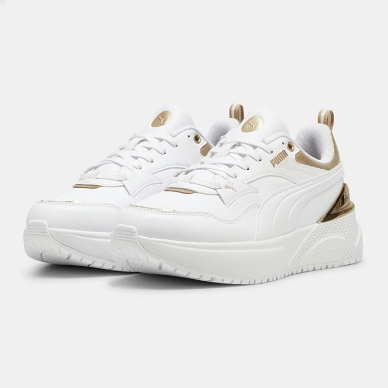 PUMA 39780301 R78 DISRUPT METALLIC DREAM SARI KADIN SPOR AYAKKABI