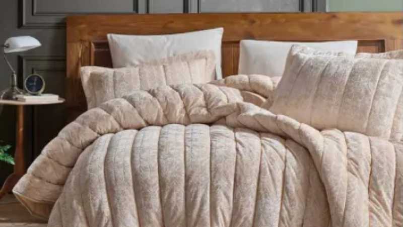 ELART ÇİFT KİŞİLİK VELVET COMFORT UYKU SETİ