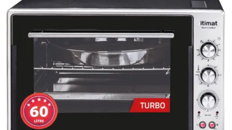 İTİMAT ÇİFT CAMLI TERMOSTATLI FIRIN 8062