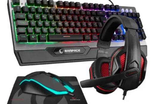 RAMPAGE STEELY GAMING SET KM-26