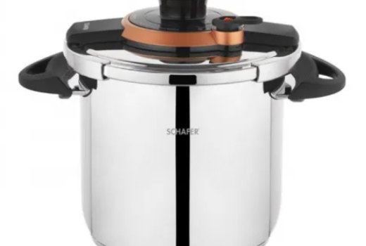 SCHAFER OPTIMA DÜDÜKLÜ TENCERE 9 L SIY01