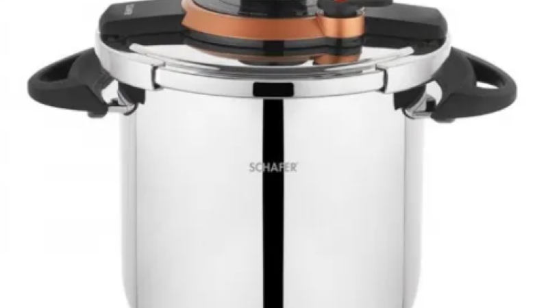 SCHAFER OPTIMA DÜDÜKLÜ TENCERE 9 L SIY01