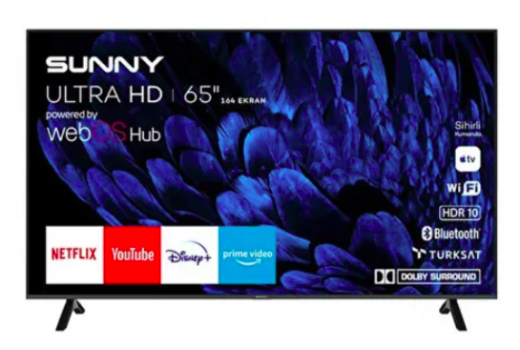 SUNNY 65" 165 EKRAN 4K SMART WEBOS QLED TELEVİZYON QMN252