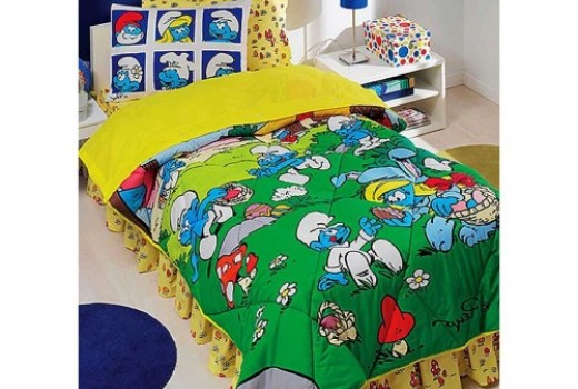 TAÇ 3051 LİSANSLI ŞİRİNLER TEK KİŞİLİK UYKU SETİ