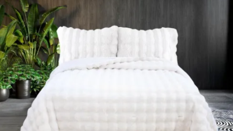 ZEBRA CASA BONNY KÜRK ÇİFT KİŞİLİK YATAK ÖRTÜSÜ